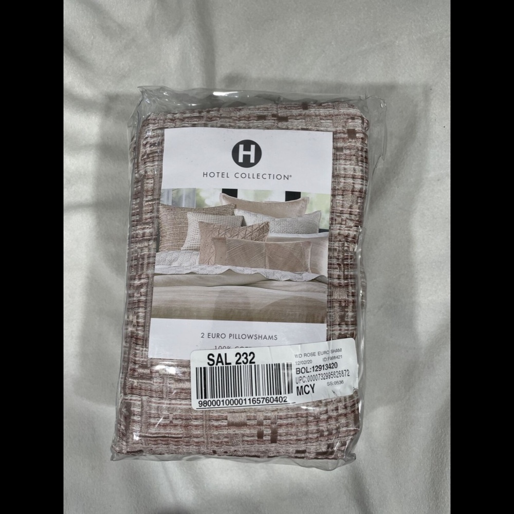 NIB $185 Hotel Collection Woodrose (2)‎ Euro Sham